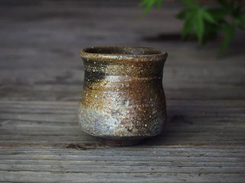 日本冈山备前 陶器 小酒杯 gi-020 - 酒杯/酒器 - 其他材质 咖啡色