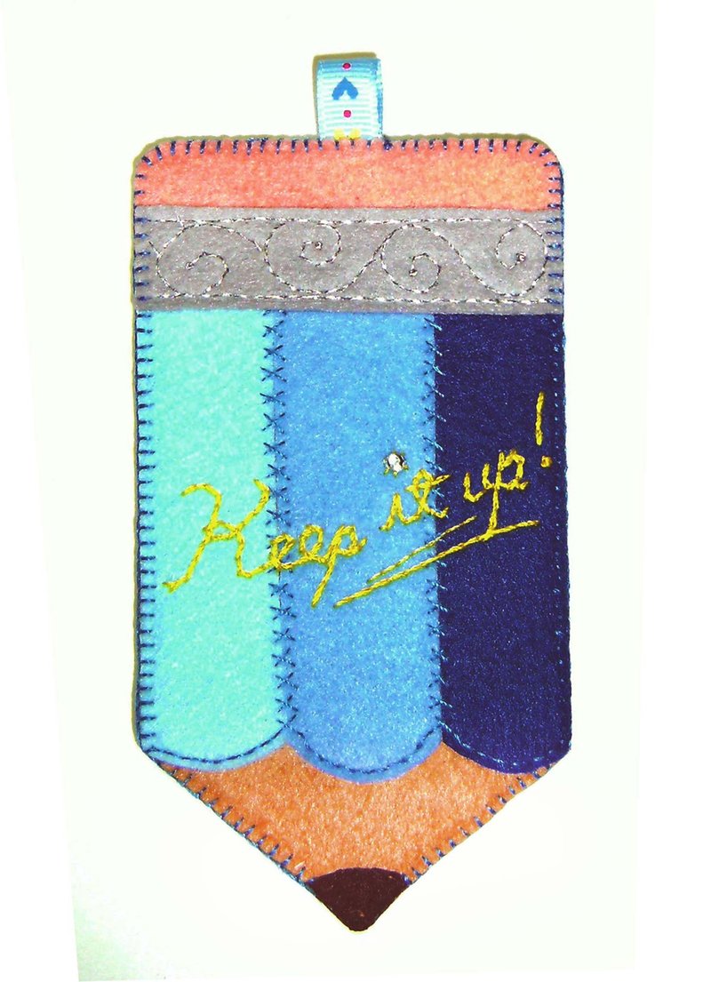 铅笔卡套-蓝色 - 证件套/卡套 - 其他材质 蓝色