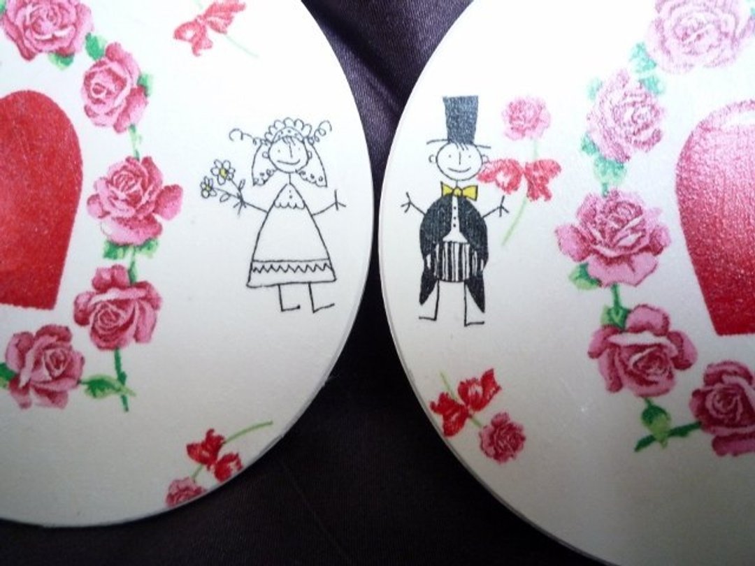 【 Mio D.C.P.】2012 情人节系列 － 缺一不可的爱　吸水杯垫组 Coasters  20120204 - 杯垫 - 其他材质 