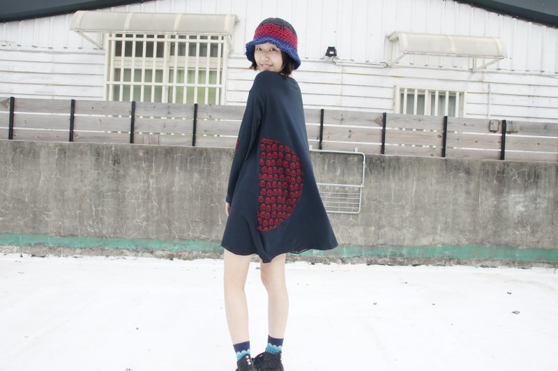 ❤猫头鹰长板T❤ - 洋装/连衣裙 - 其他材质 蓝色