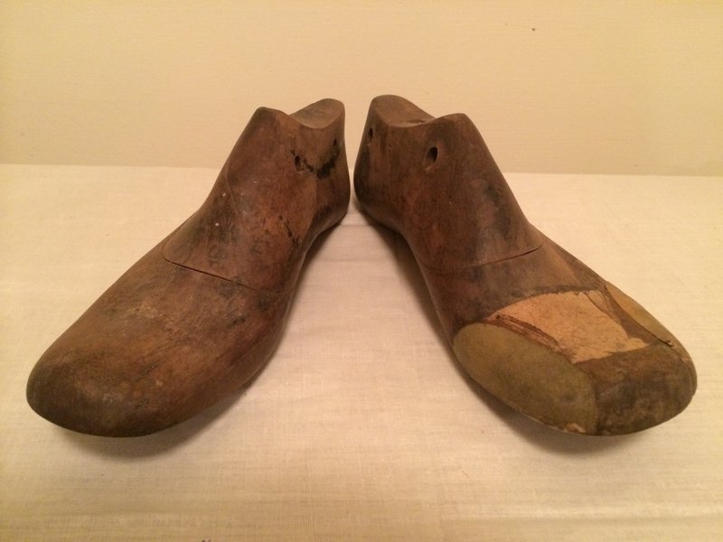 古董老品早期木制皮鞋鞋模工业风乡村杂货zakka普普风loft北欧风eames黑胶lomo摄影ikea咖啡多肉园艺古着 - 摆饰 - 木头 咖啡色