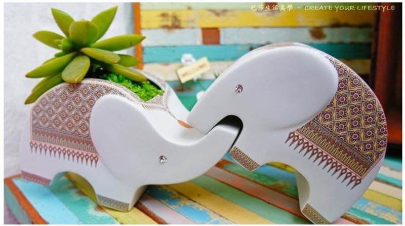 Mother's Day母子款大象花器限量优惠-D款 - 花瓶/陶器 - 其他材质 