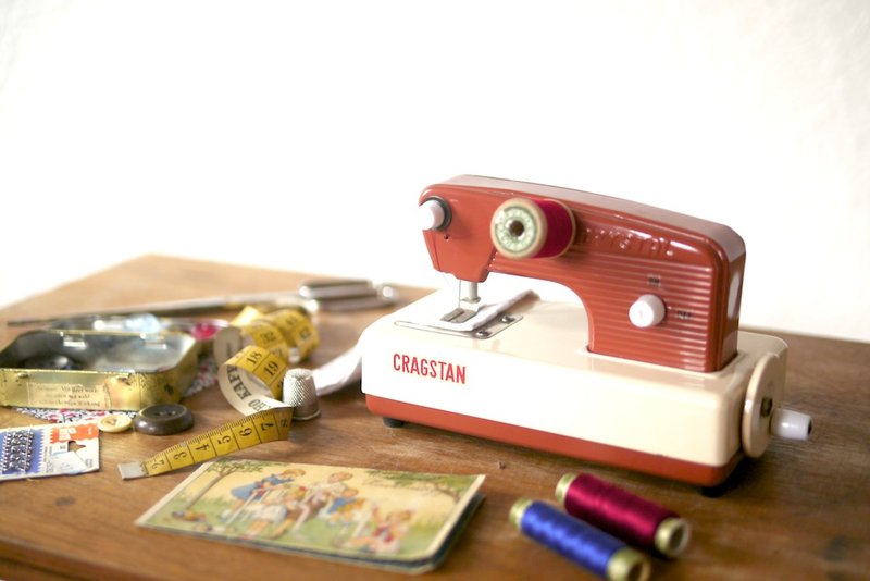 复古 vintage 玩具缝纫机 - 摆饰 - 其他材质 橘色