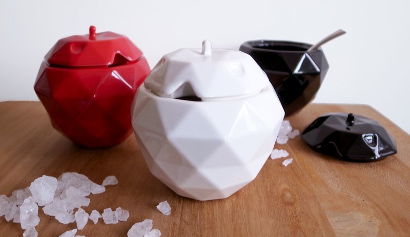 禁果 调味罐 Snake Apple jar - 调味罐/酱料瓶 - 其他材质 白色