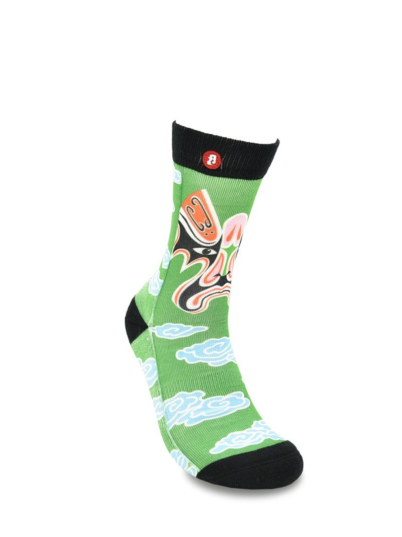 Fools Day印花袜子－彭越 - 袜子 - 其他材质 绿色