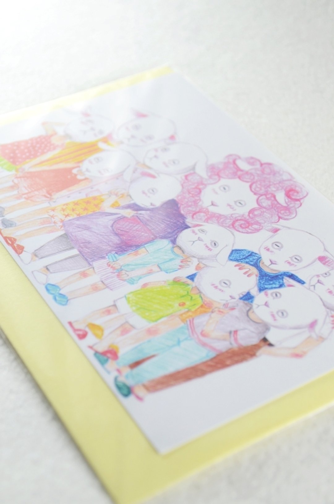 My Daydream Workshop 创意插图插画心意卡留言卡/感谢卡/祝福卡 附信封 - 卡片/明信片 - 纸 多色