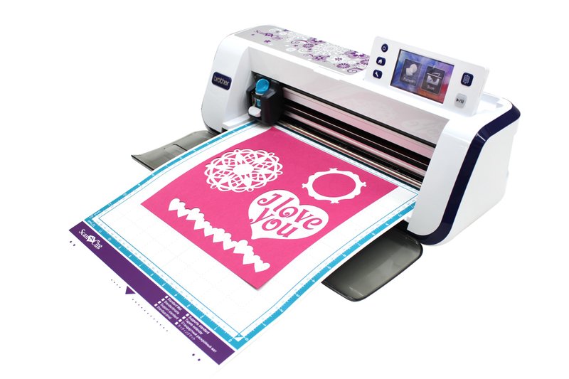 日本brother  ScanNcut CM110扫图裁艺机 DIY手作、纸雕、纸模型、刀模机、教室布置、会场布置、相框美编、游戏房布置、海报花边、打孔器、造型、材料包、公布栏、立体书、卡片、布告栏、才艺班、安亲班壁面、壁报创意梦想的实现家 - 其他 - 其他材质 紫色