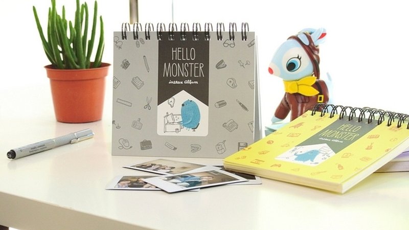 instax album 拍立得相本V.4 -怪兽灰▲即将绝版▲ - 相簿/相册 - 纸 灰色