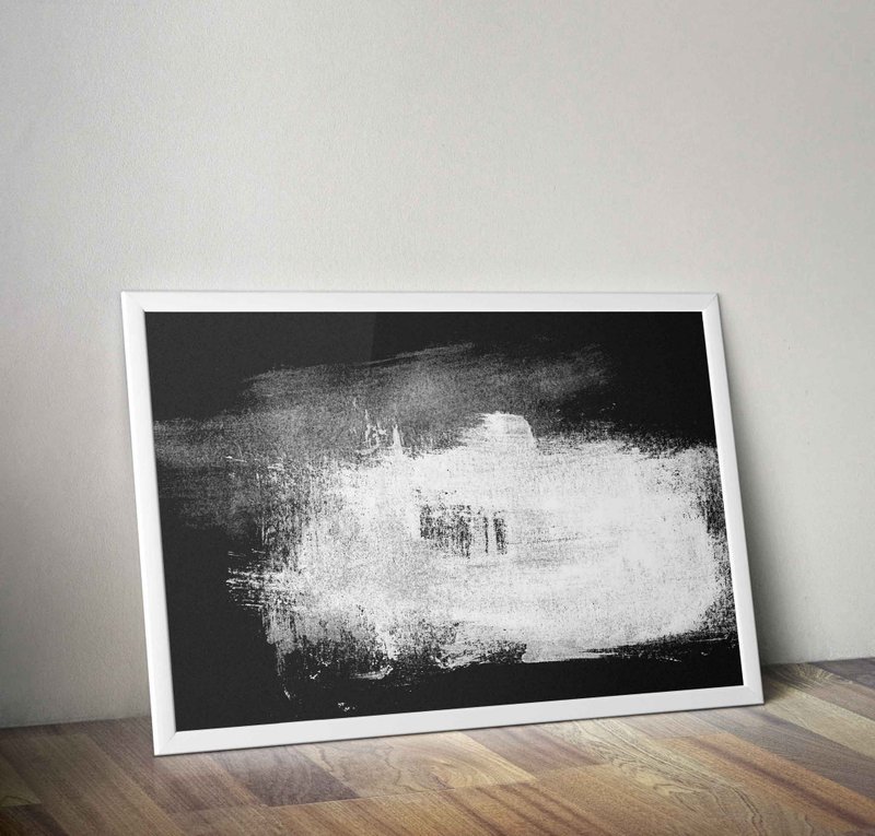 形#3_风 - 海报/装饰画/版画 - 纸 黑色