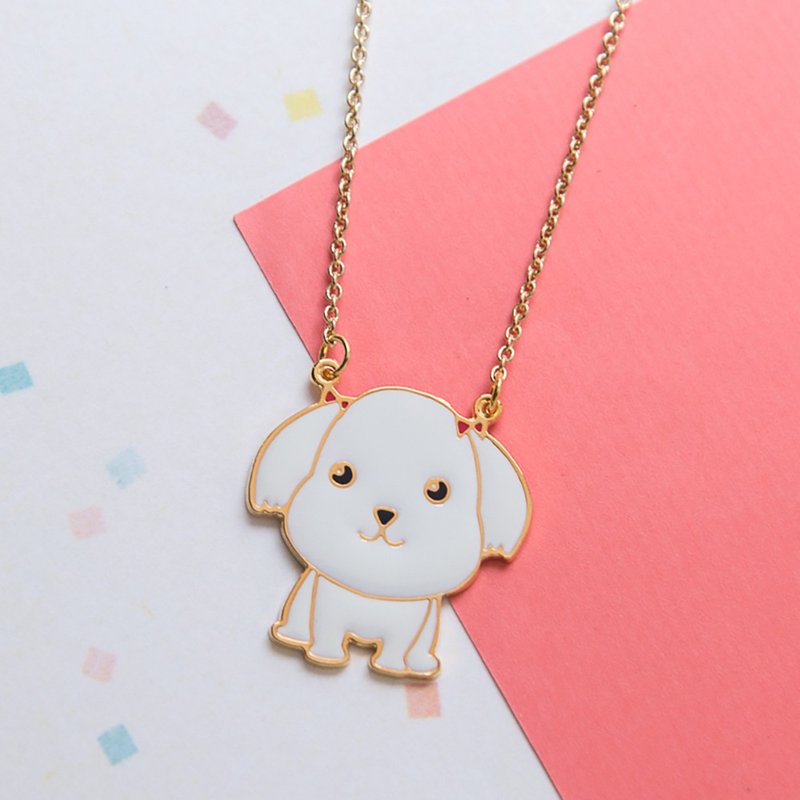 马尔济斯 手作长版项链 - 项链 - 纸 