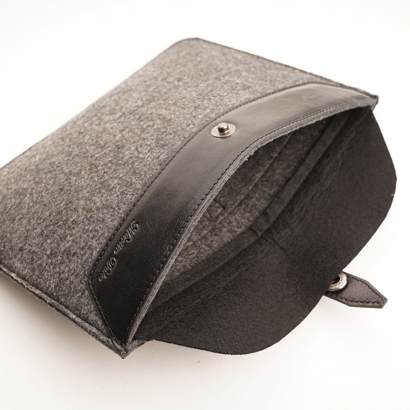 SVEN 真皮毛毡平板套 9.7寸 - 平板/电脑保护壳 - 聚酯纤维 灰色