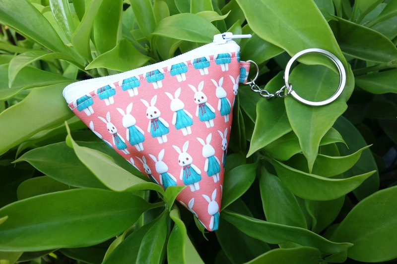 (Rabbit Mint) 薄荷兔三角零钱包 - (TC0011) - 零钱包 - 其他材质 橘色