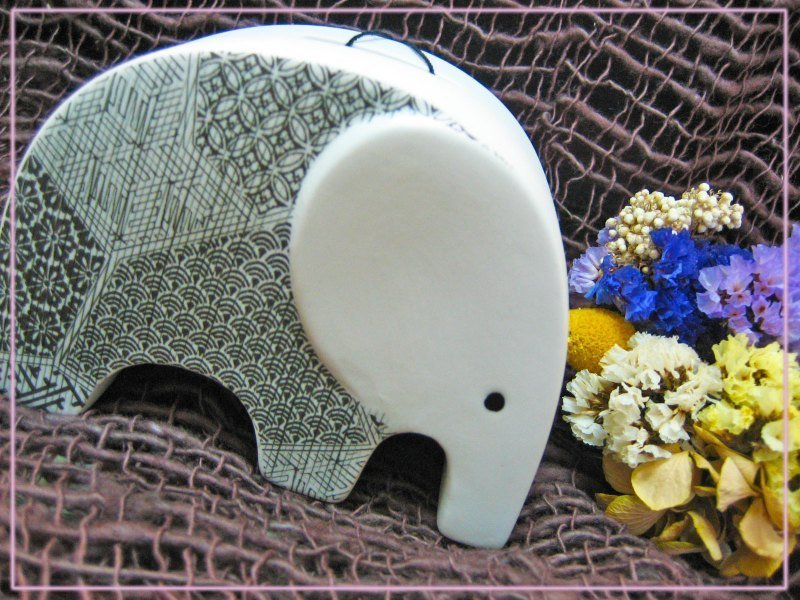 Balsa Lifestyle水墨大象-存钱筒 - 储蓄罐 - 其他材质 