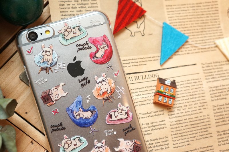 (售完)i6 plus / i6s plus手机壳-法斗懒骨头(透明) - 手机壳/手机套 - 塑料 