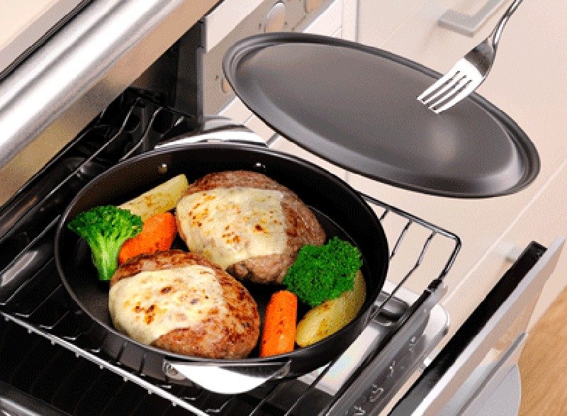 【杉山金属】日本制炖烤盘(付锅盖) - 锅具/烤盘 - 其他金属 