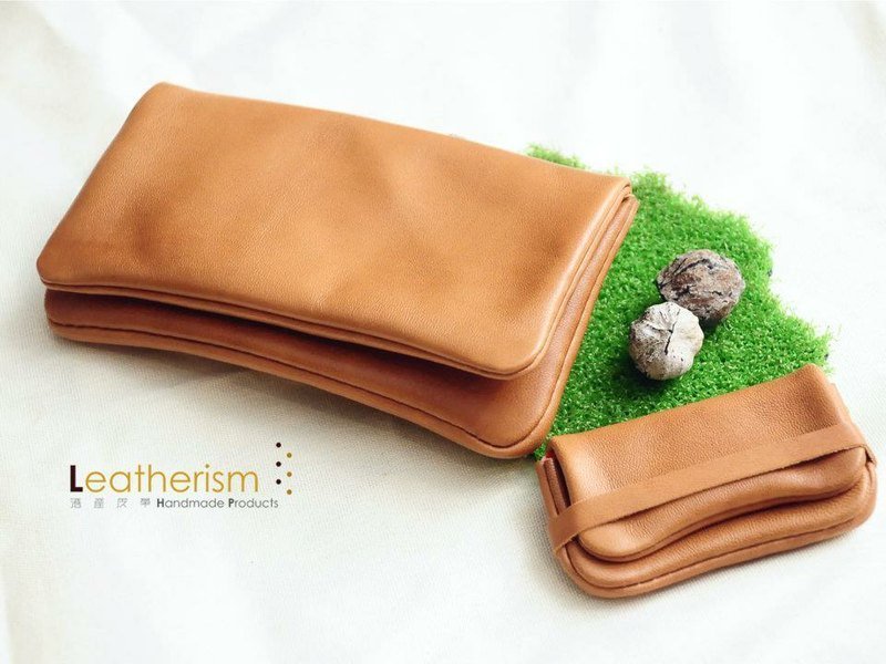 柔绵绵的手缝羊皮长银包/皮夹 by Leatherism Handmade Products - 皮夹/钱包 - 真皮 