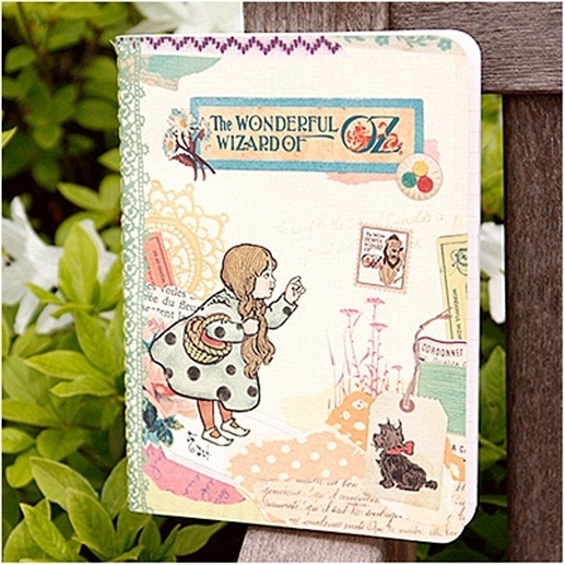 Dessin x 7321 Design-Vintage 条纹笔记本(M)-桃乐丝oz,7321-01682 - 笔记本/手帐 - 纸 多色