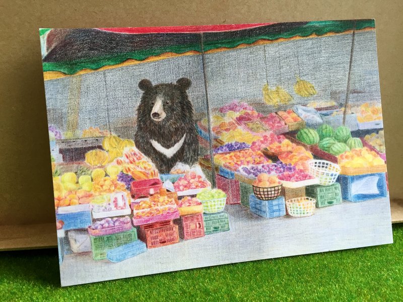 熊顾店 明信片 - 卡片/明信片 - 纸 