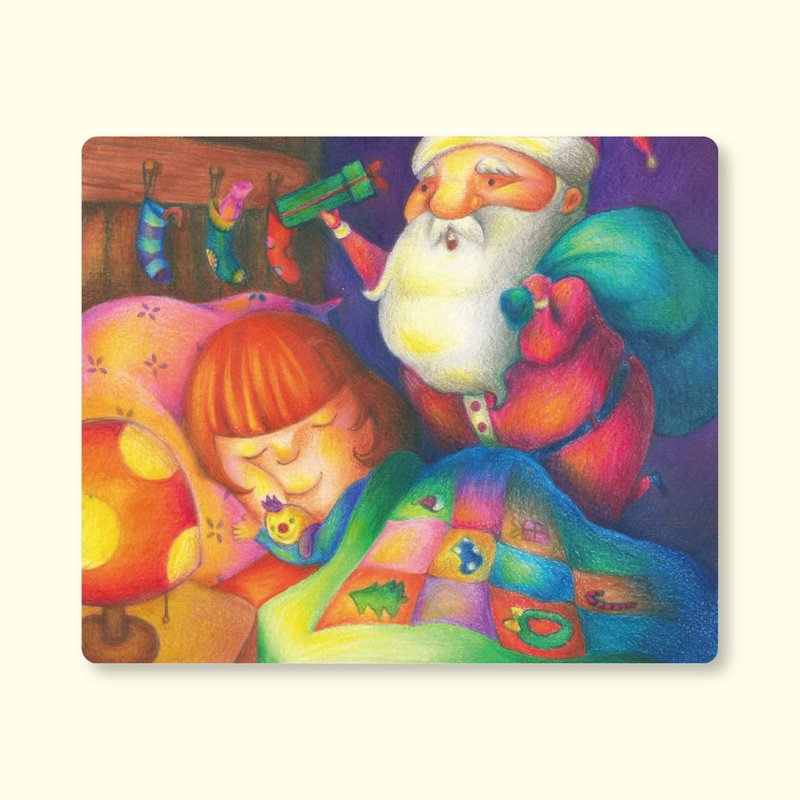 2012 christmas card – 圣诞夜 明信片 - 卡片/明信片 - 纸 红色