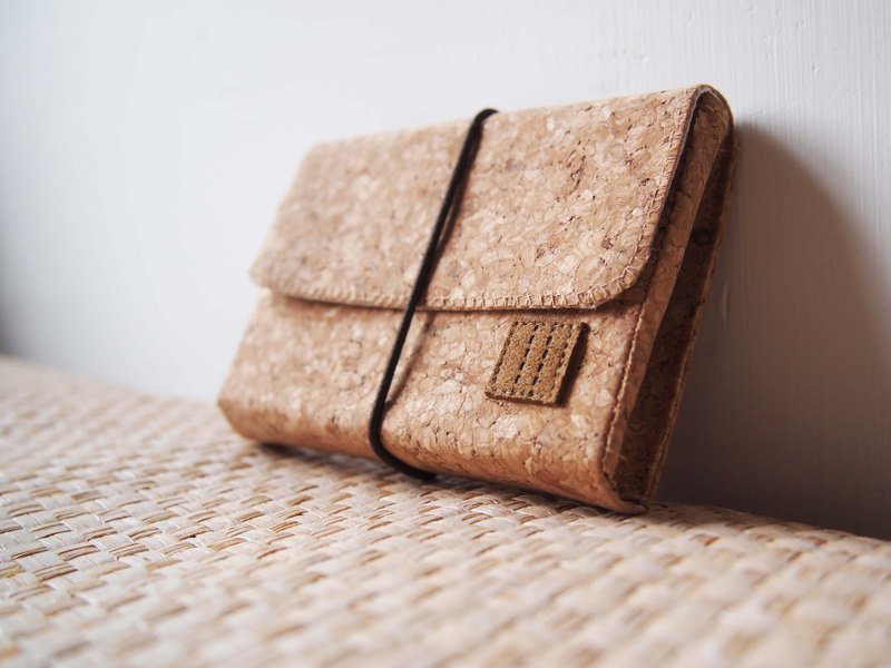 Paralife 手造 软木 零钱包 卡片包 量身订制 可另加刺绣个性化名字 - 零钱包 - 植物．花 多色