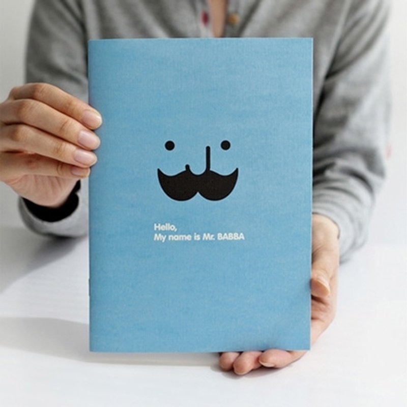 Dessin x JSTORY-Mr.Babba条纹笔记本-天空蓝,JST14853 - 笔记本/手帐 - 纸 蓝色