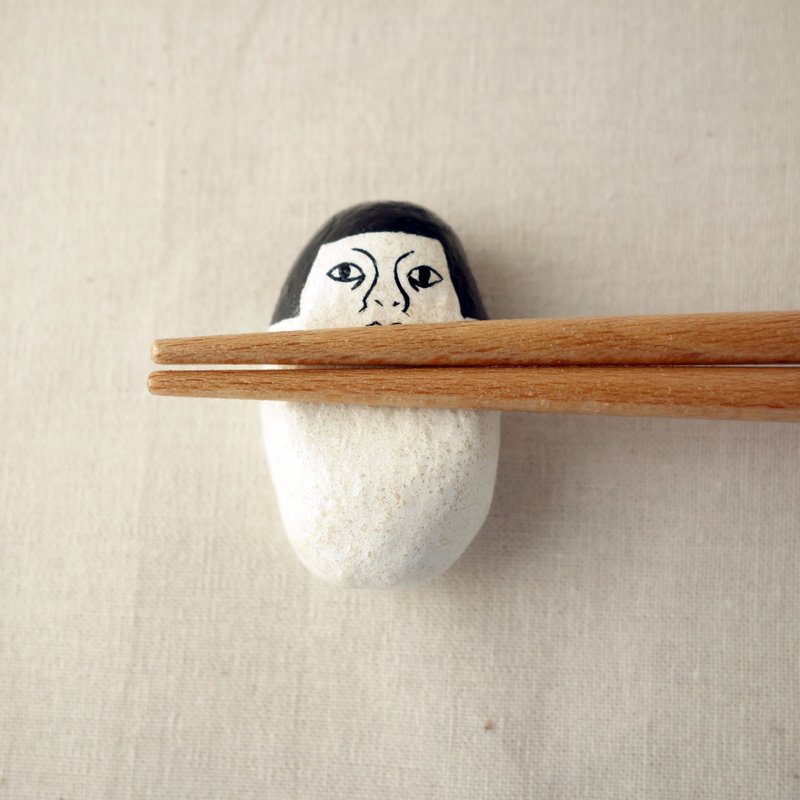 人間の箸置き - 摆饰 - 其他材质 白色