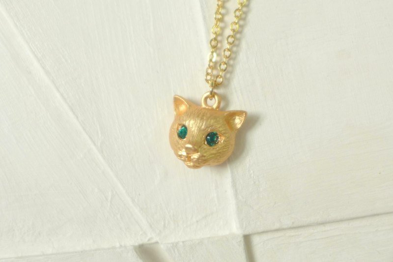 【N.U. Studio】喵~~~ 有猫耶!(雾金) 短项炼 锁骨炼 - 项链 - 其他金属 