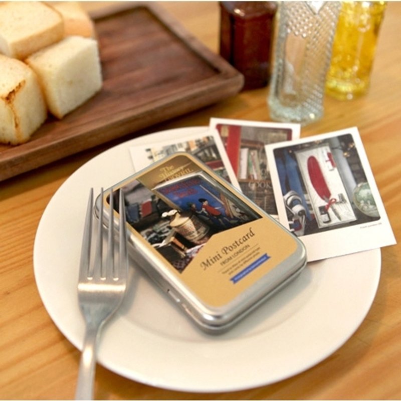 Dessin x Indigo-城市迷你明信片组(40入)-伦敦,IDG76304 - 卡片/明信片 - 纸 黄色