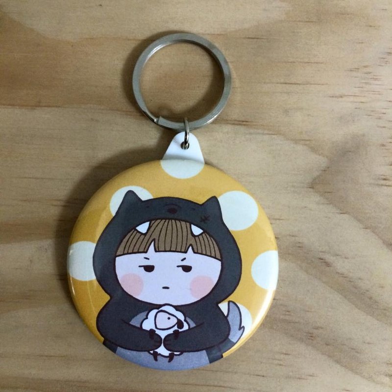 人生是无极限的 除非我们先设了上限 镜子钥匙圈 G0013 - 钥匙链/钥匙包 - 其他金属 多色