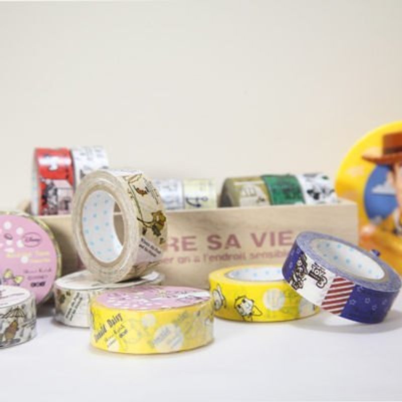 Shinzi Katoh 加藤真治 迪士尼系列2 (全套10入优惠组) - 纸胶带 - 其他材质 多色