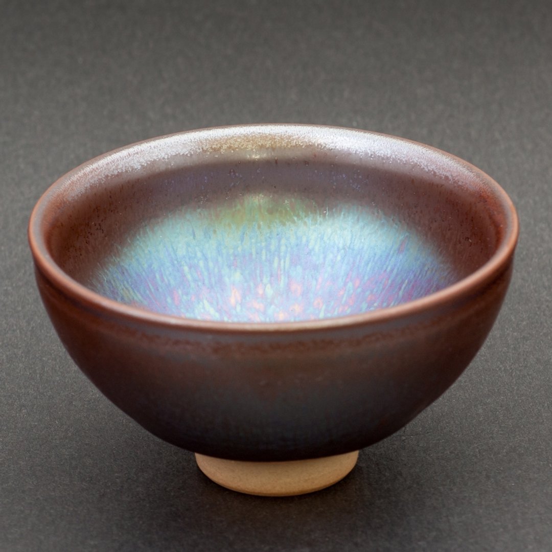 曜变蓝金天目小杯 | 天目杯 匠心手作 收藏茶道艺术 原厂品质保证 - 酒杯/酒器 - 陶 蓝色
