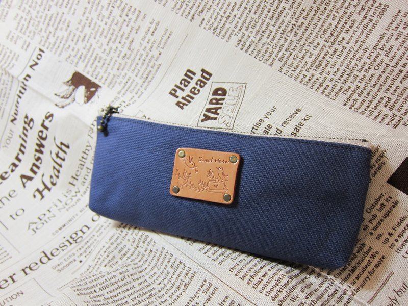 葡萄紫帆布简约笔袋 - 铅笔盒/笔袋 - 其他材质 紫色