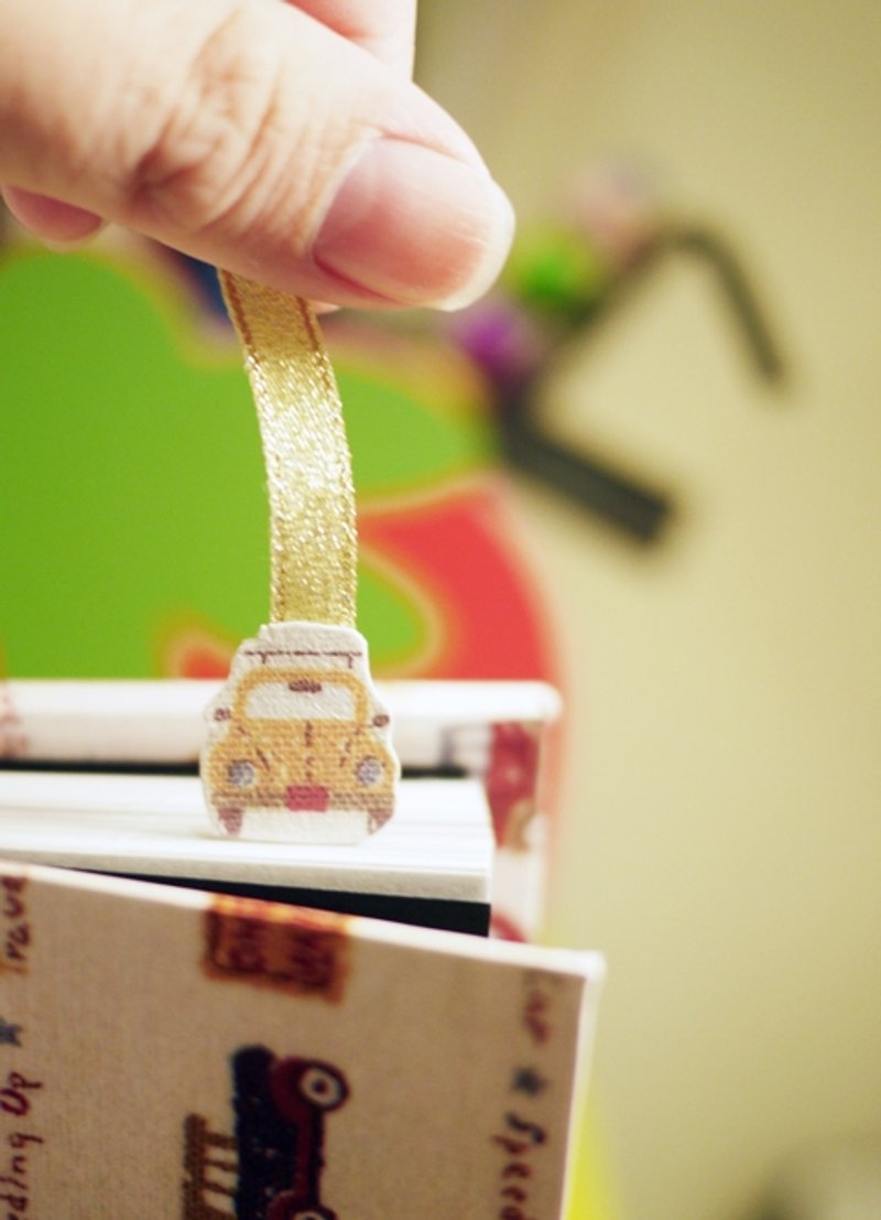 ☆° 洛可可草莓 WELKIN手创 °手工书/笔记本/手帐/日记本--幸福花纸新款-可爱小车车加同款松书带 - 笔记本/手帐 - 纸 