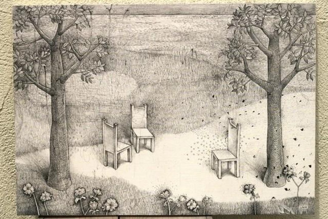 original drawing 　river2 - 画框/相框 - 其他材质 黑色