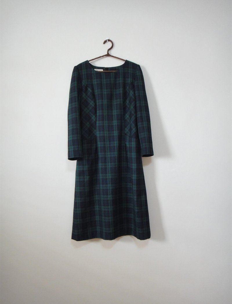 【Addition X Addition_手作．定格的轮廓．洋装】- 最后一件 END_ - 洋装/连衣裙 - 其他材质 绿色