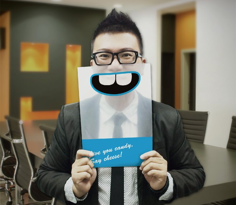 Say Cheese ( A4 L型资料夹 ) 天空蓝 - 文件夹/资料夹 - 塑料 