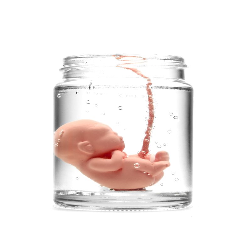 Brainfart55 福马林系列香氛造型蜡烛-肤色Baby小人 - 蜡烛/烛台 - 蜡 粉红色