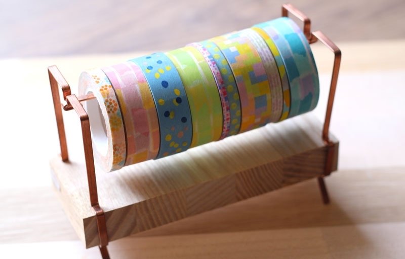 红铜木作 ◘ 纸胶带座 - 纸胶带 - 木头 咖啡色