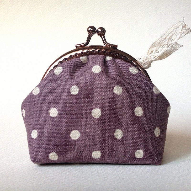 hm2。香芋西米露 口金包 - 零钱包 - 其他材质 紫色