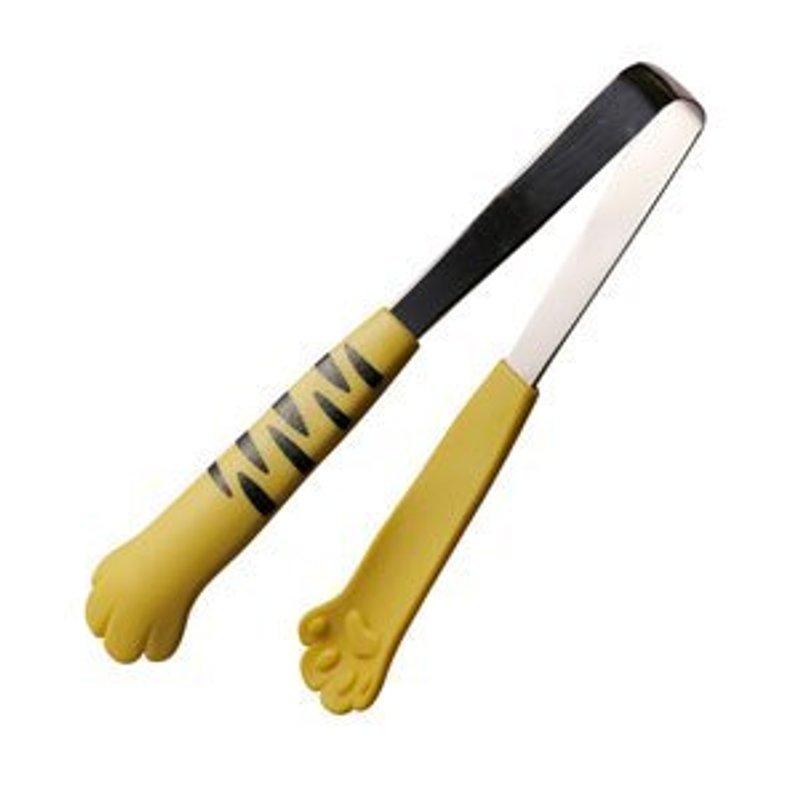 猫掌料理夹 - M - 虎纹黄 - 厨房用具 - 其他材质 黄色