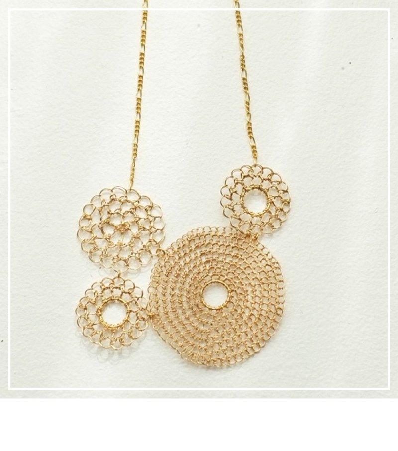 Rhythm Necklace - 项链 - 其他金属 金色