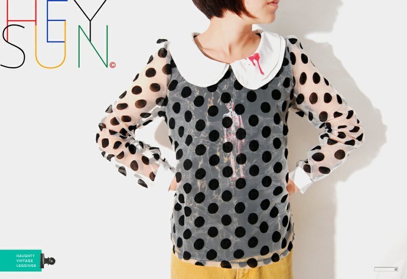 【M0104】HEY SUN独立手作品牌·透视骷髅人体不小心留下的血造型上衣 - 女装 T 恤 - 其他材质 