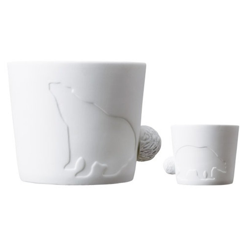 KINTO - Mugtail 童话动物杯(北极熊) - 咖啡杯/马克杯 - 其他材质 白色