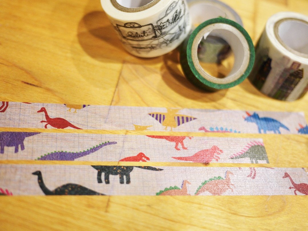 可爱的要命纸胶带Masking Tape★☆★时尚恐龙★☆★ - 纸胶带 - 纸 多色