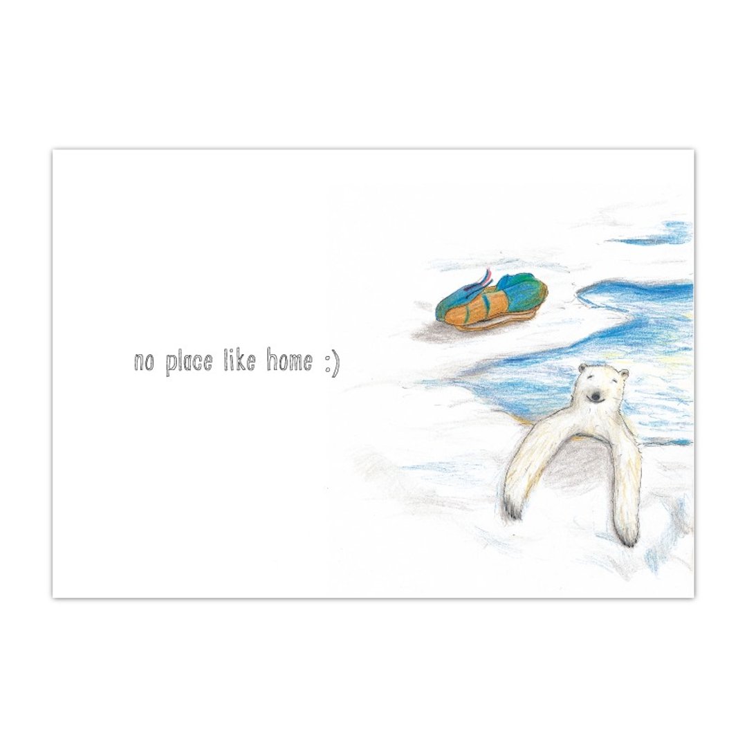 〖明信片〗No place like home - 卡片/明信片 - 纸 白色