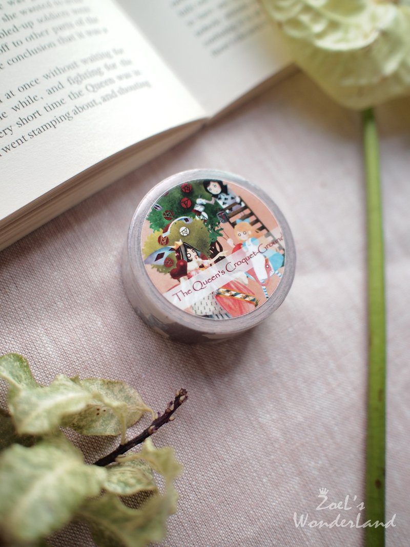 童话纸胶带 * 皇后的槌球场 * 爱丽丝梦游仙境 第八章 - 纸胶带 - 纸 红色