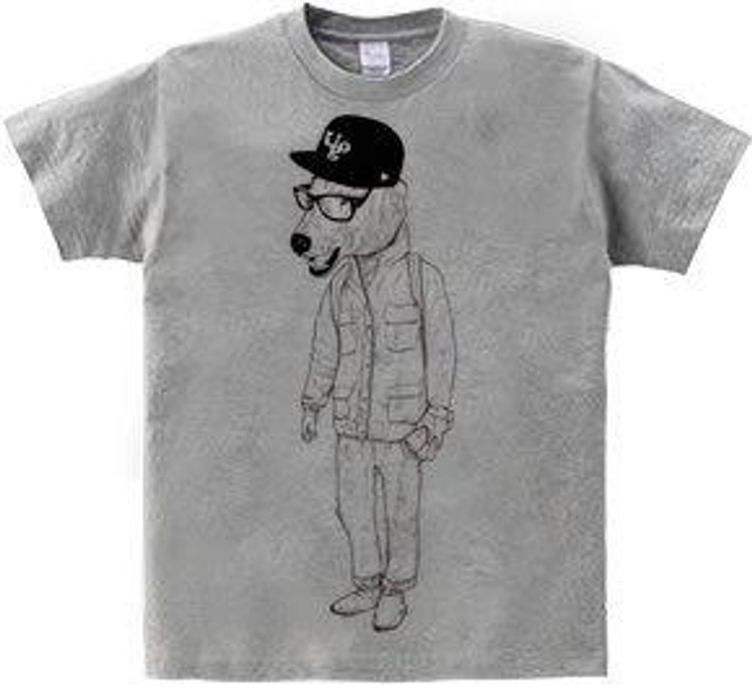 polar bear UOG (T-shirt 5.6oz gray) - 女装上衣 - 其他材质 灰色