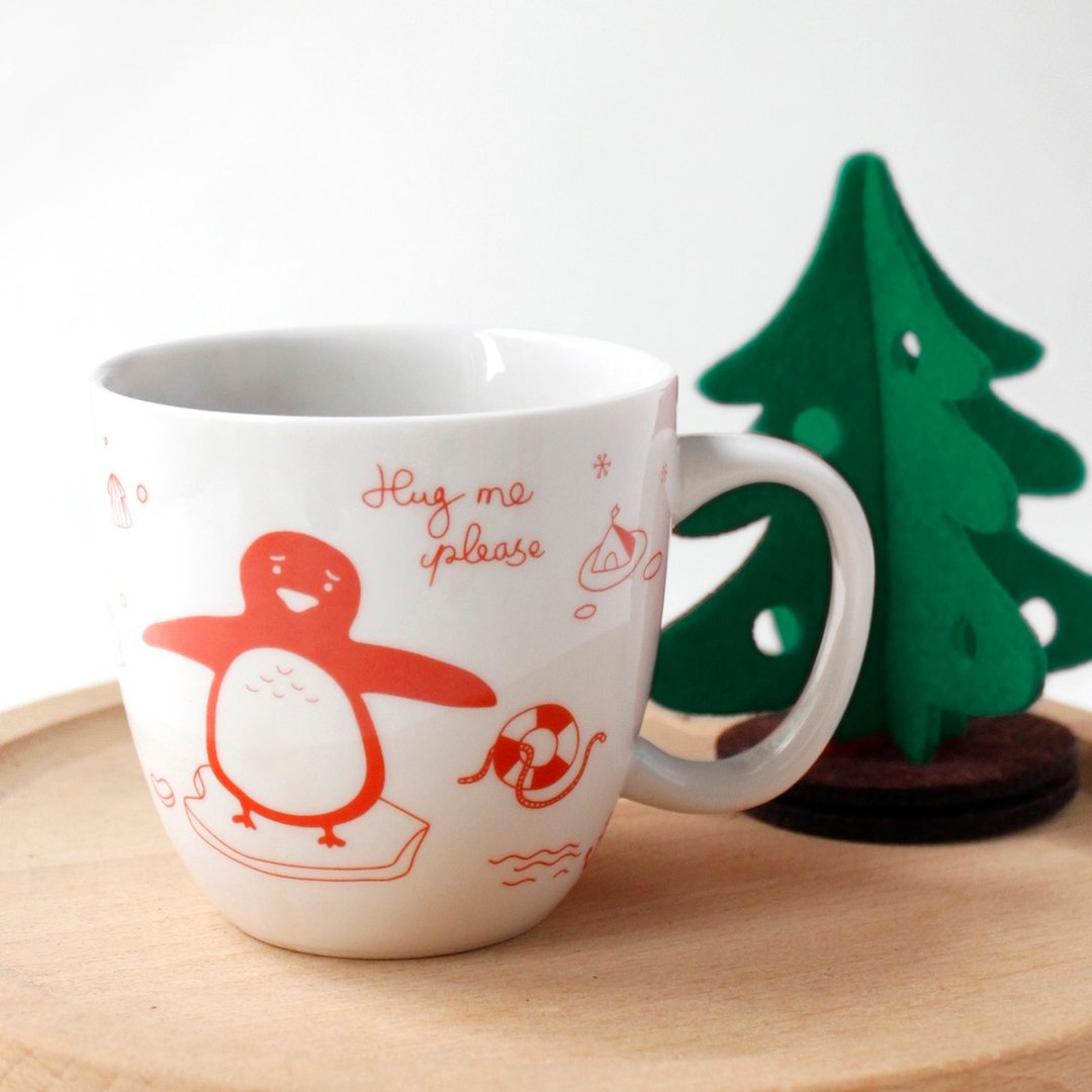 U-PICK原品生活 新年系列陶瓷杯礼盒 红/绿 创意马克杯水杯 - 茶具/茶杯 - 其他材质 
