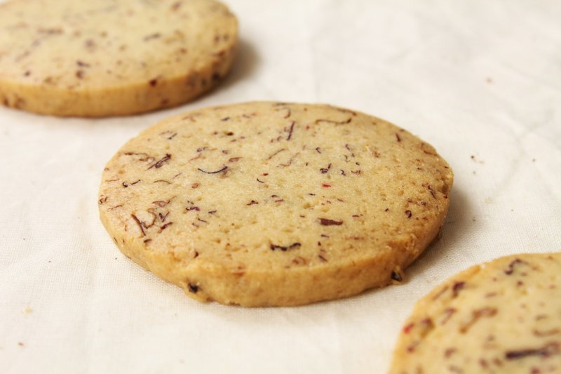 【Apie烘焙研究中心】手工玫瑰香氛饼干/210g±10% - 手工饼干 - 新鲜食材 红色
