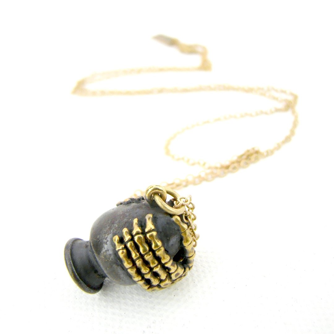 Zodiac pendant The Water Bearer is for Aquarius - 项链 - 其他金属 